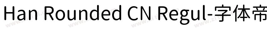 Han Rounded CN Regul字体转换
